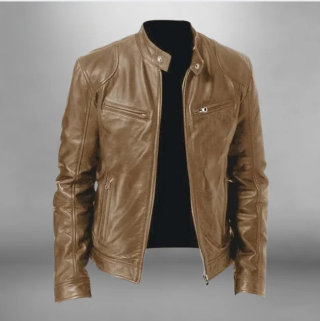 Adrian Herren Premium Lederjacke - Image 4