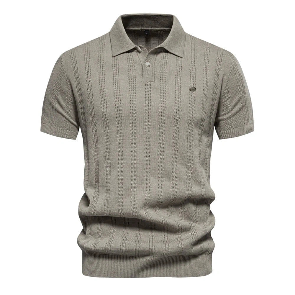 Alvero Strick Herren-Poloshirt - Image 10