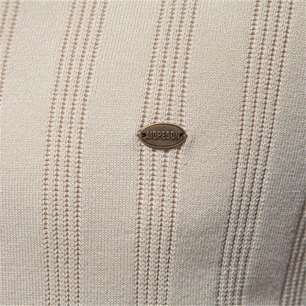Alvero Strick Herren-Poloshirt - Image 5