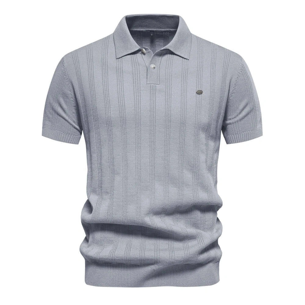 Alvero Strick Herren-Poloshirt - Image 9