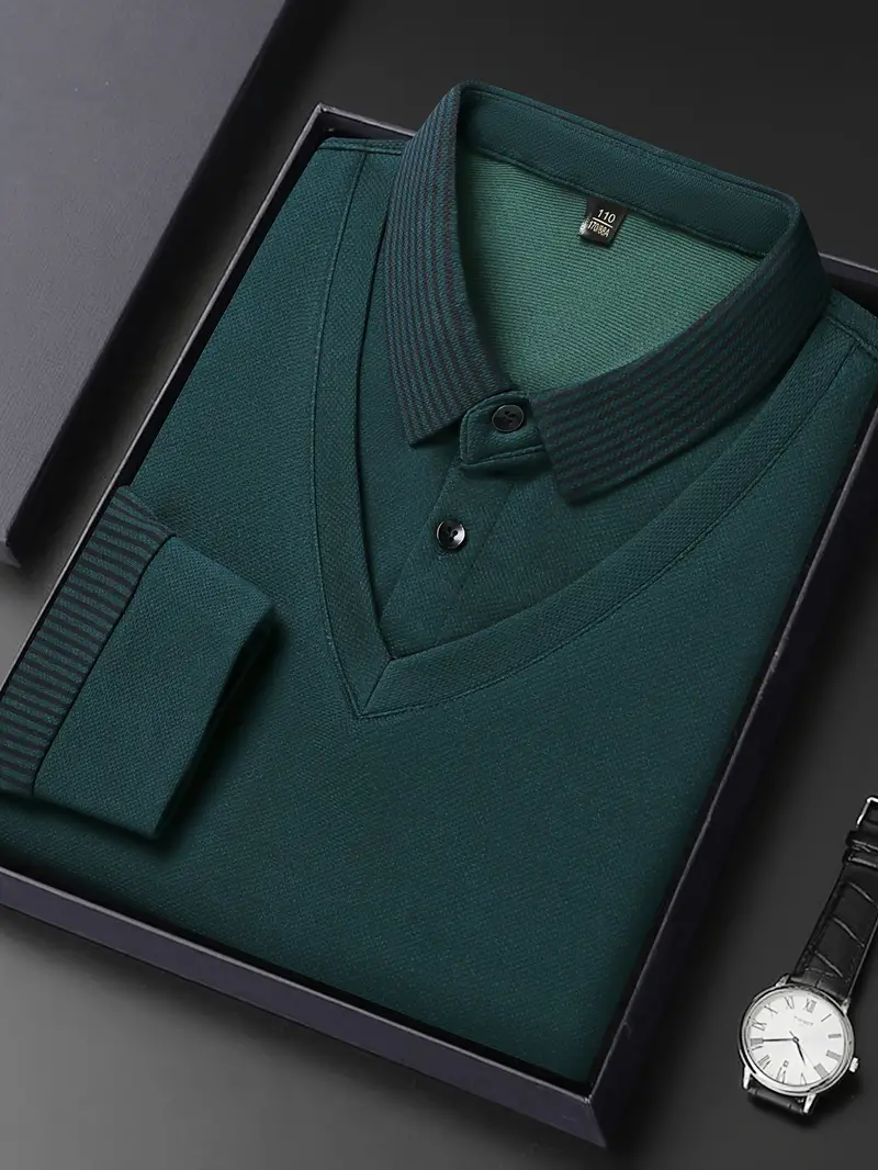 Charles 2-in-1 Langarm-Poloshirt - Image 15