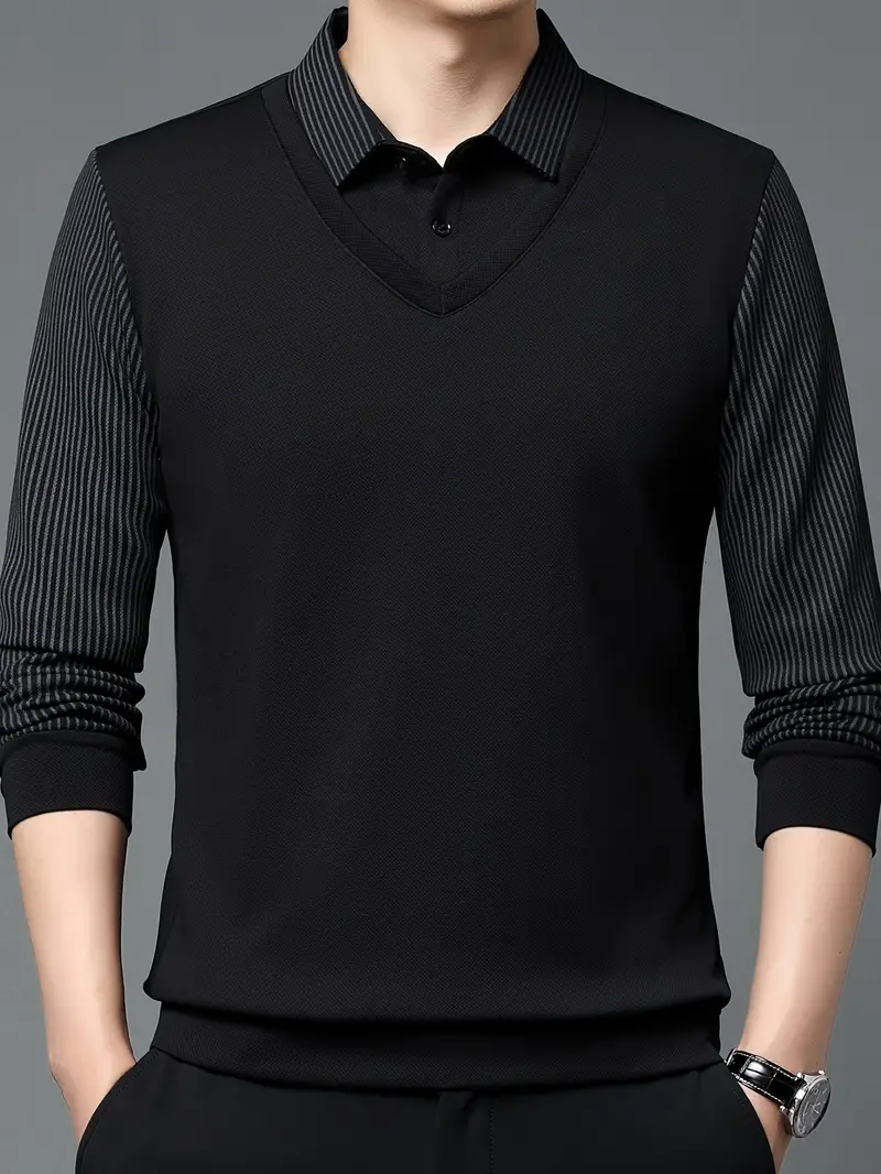 Charles 2-in-1 Langarm-Poloshirt - Image 5
