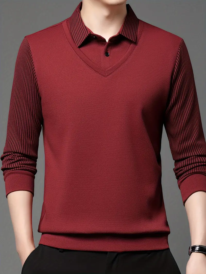 Charles 2-in-1 Langarm-Poloshirt - Image 9