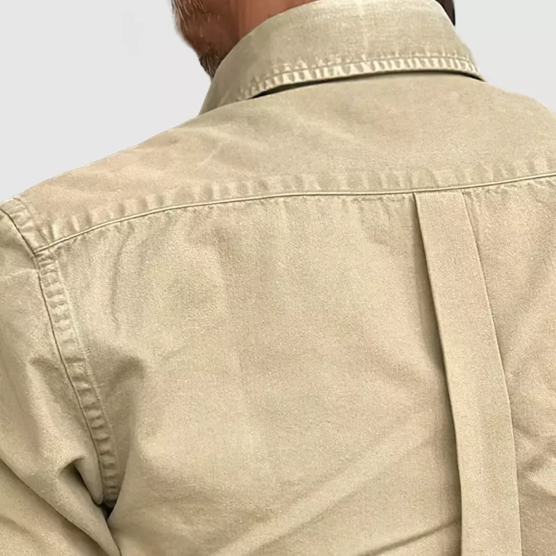Klassisches Denim-Freizeithemd mit langen Ärmeln - Image 3