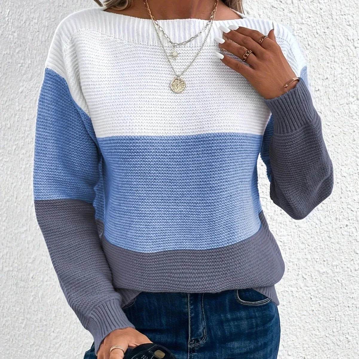 Elena Damen-Strickpullover mit Rundhalsausschnitt - Image 2