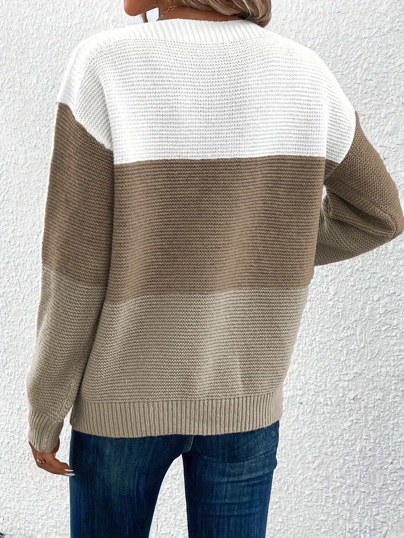 Elena Damen-Strickpullover mit Rundhalsausschnitt - Image 5