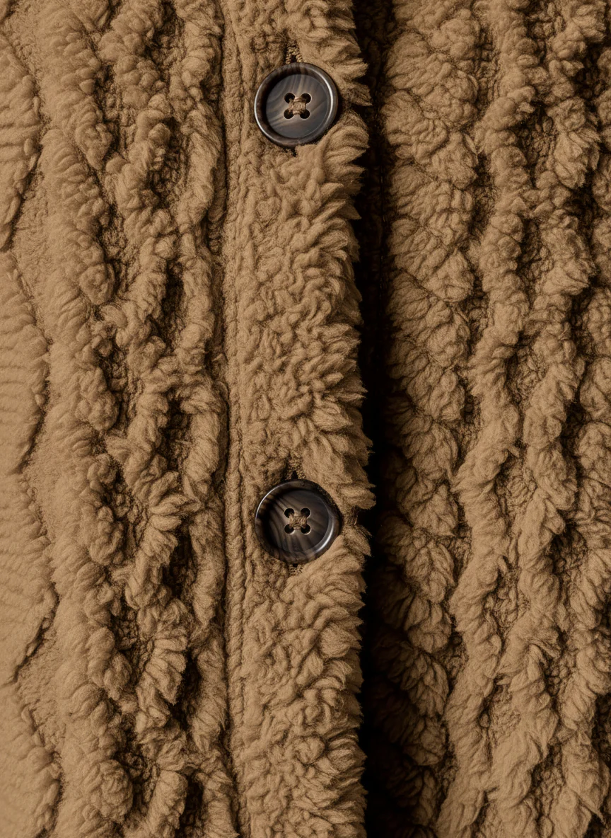 Fleece-Cardigan für Damen mit Kapuze – Louise - Image 6