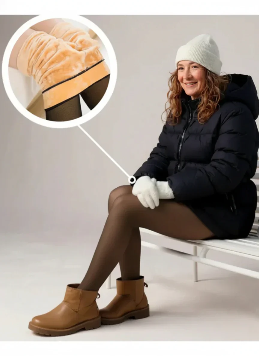 Fleecegefütterte Strumpfhose Vicky | Kaufe 1, erhalte 1 gratis - Image 2