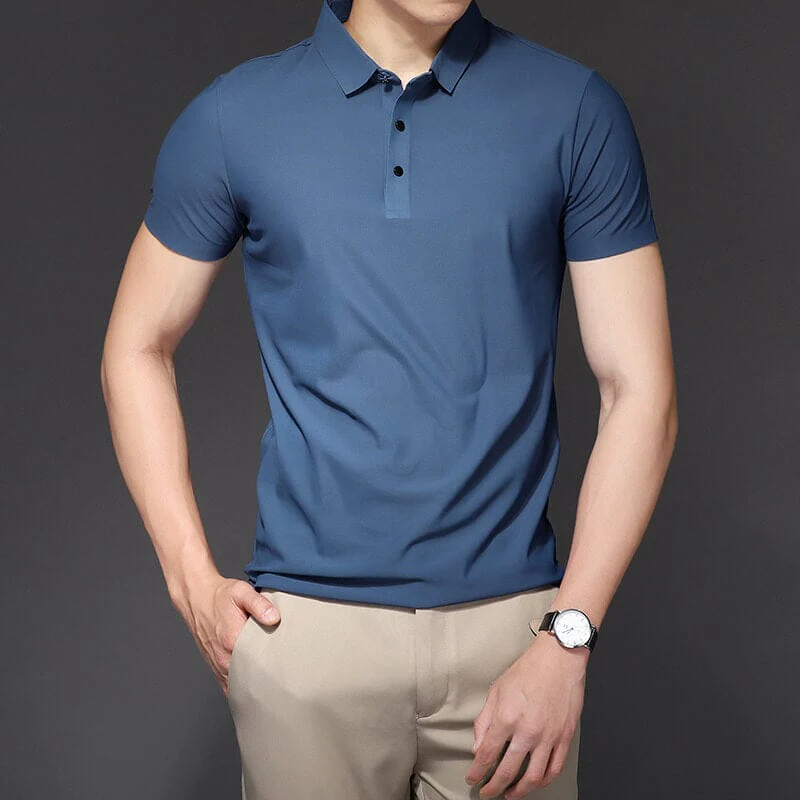 Poloshirt aus frischer Eisseide - Image 6