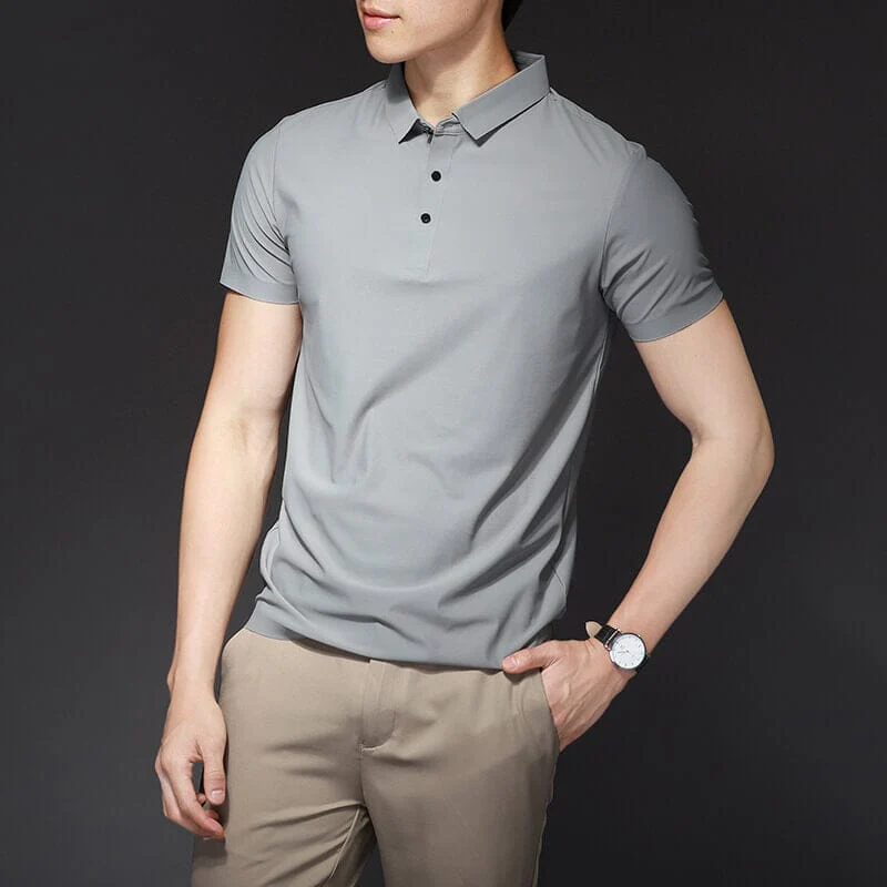 Poloshirt aus frischer Eisseide - Image 7