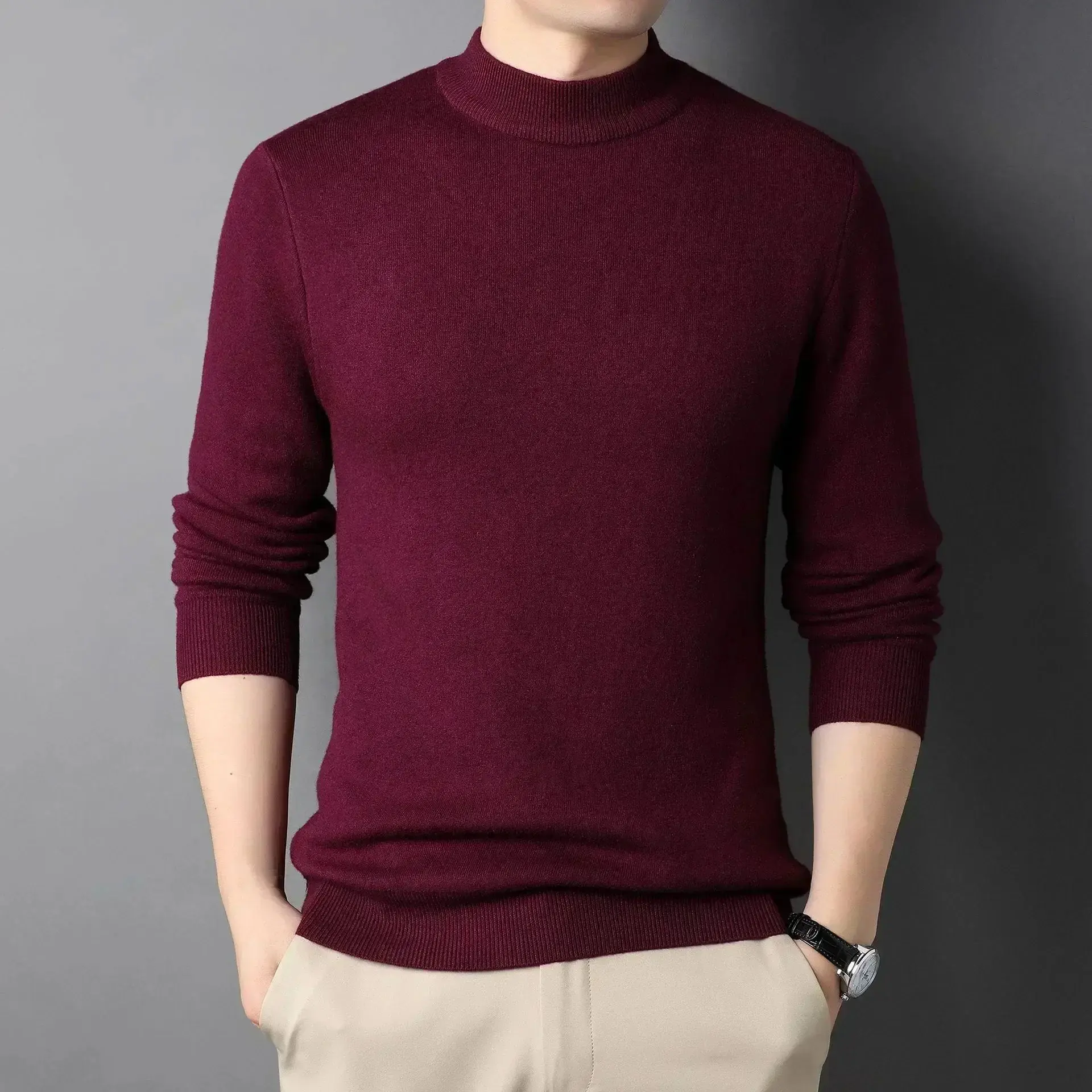 Hochgeschlossener Kaschmirpullover Damien - Image 16