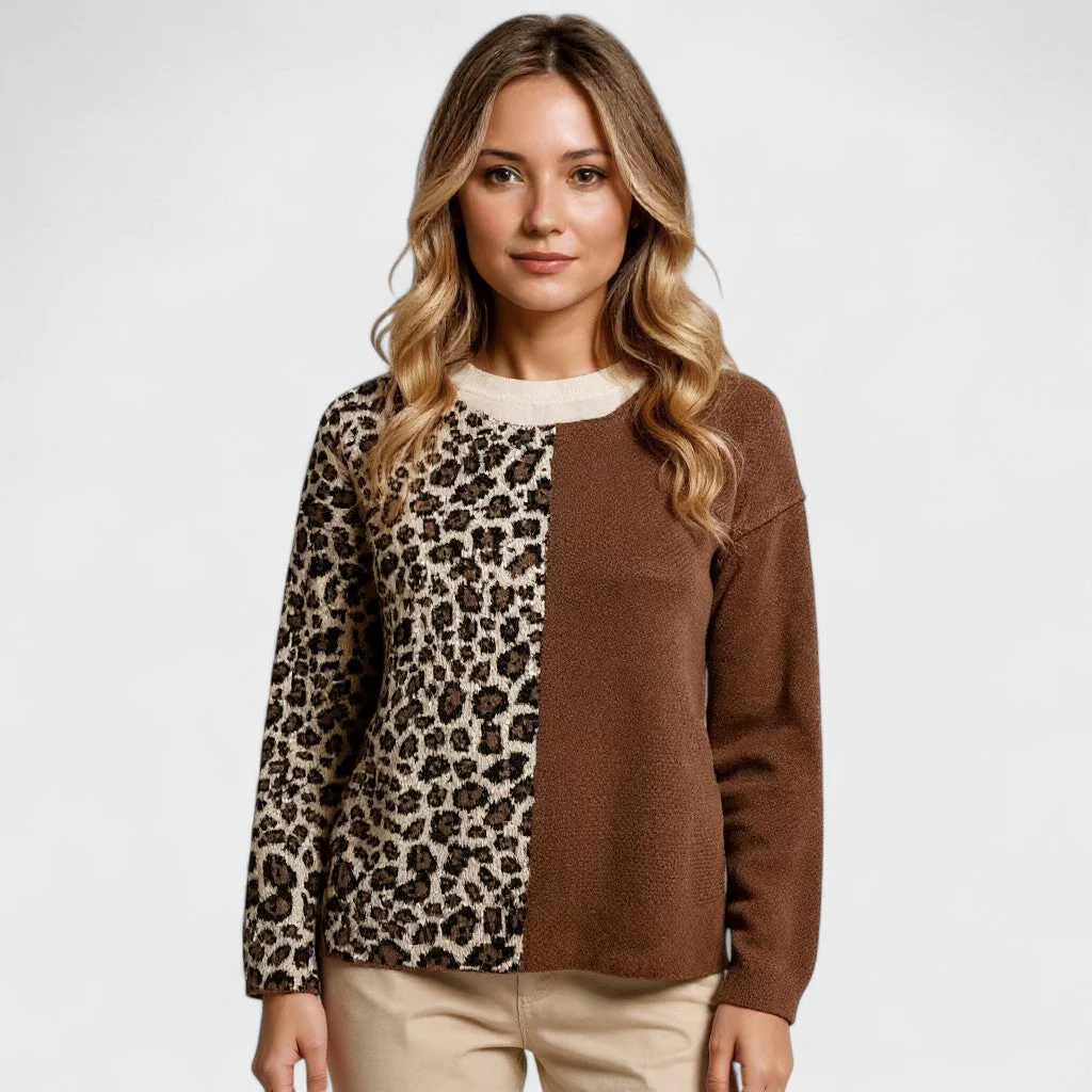 Isabella Damen Schicker Leopardenpullover - Image 2