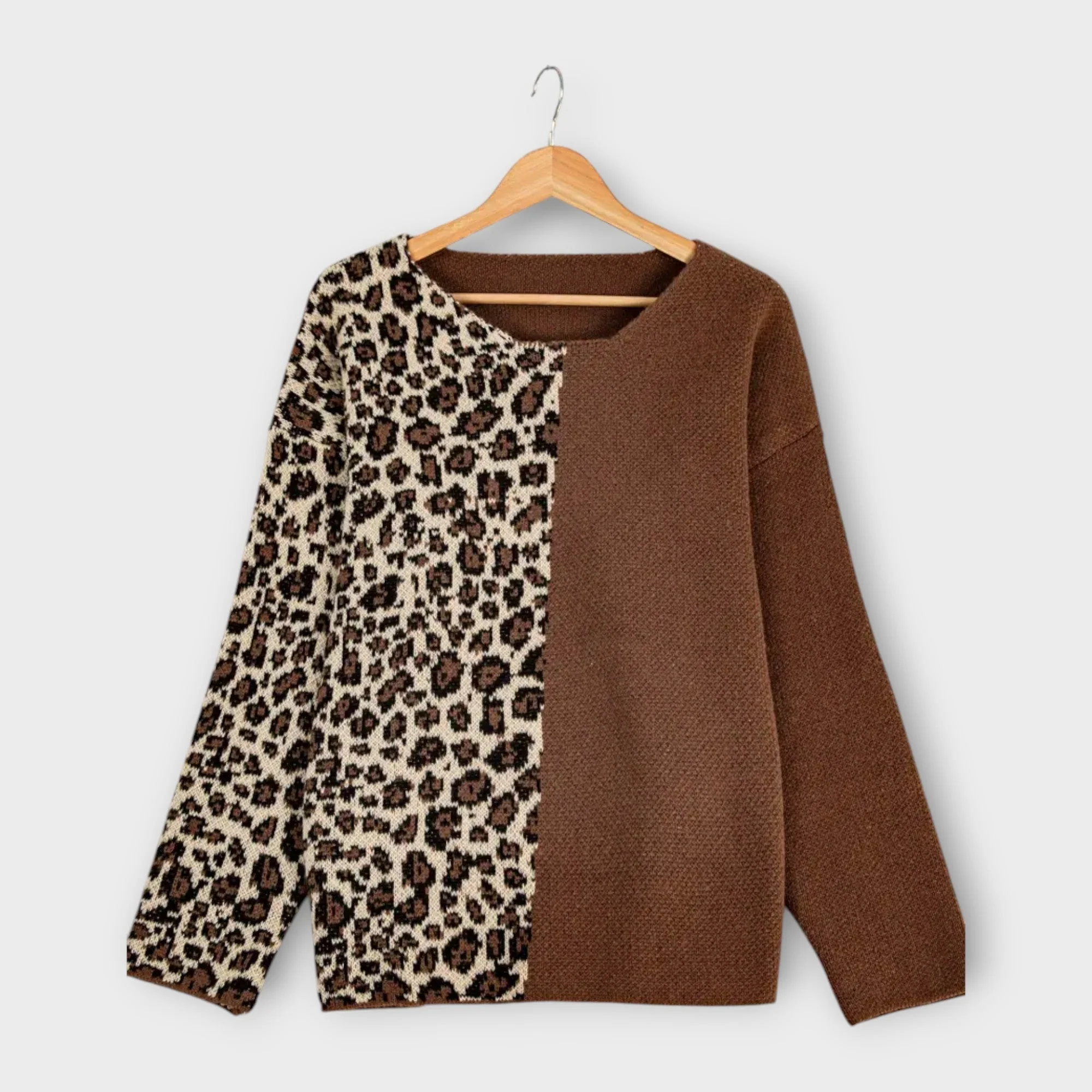 Isabella Damen Schicker Leopardenpullover - Image 3