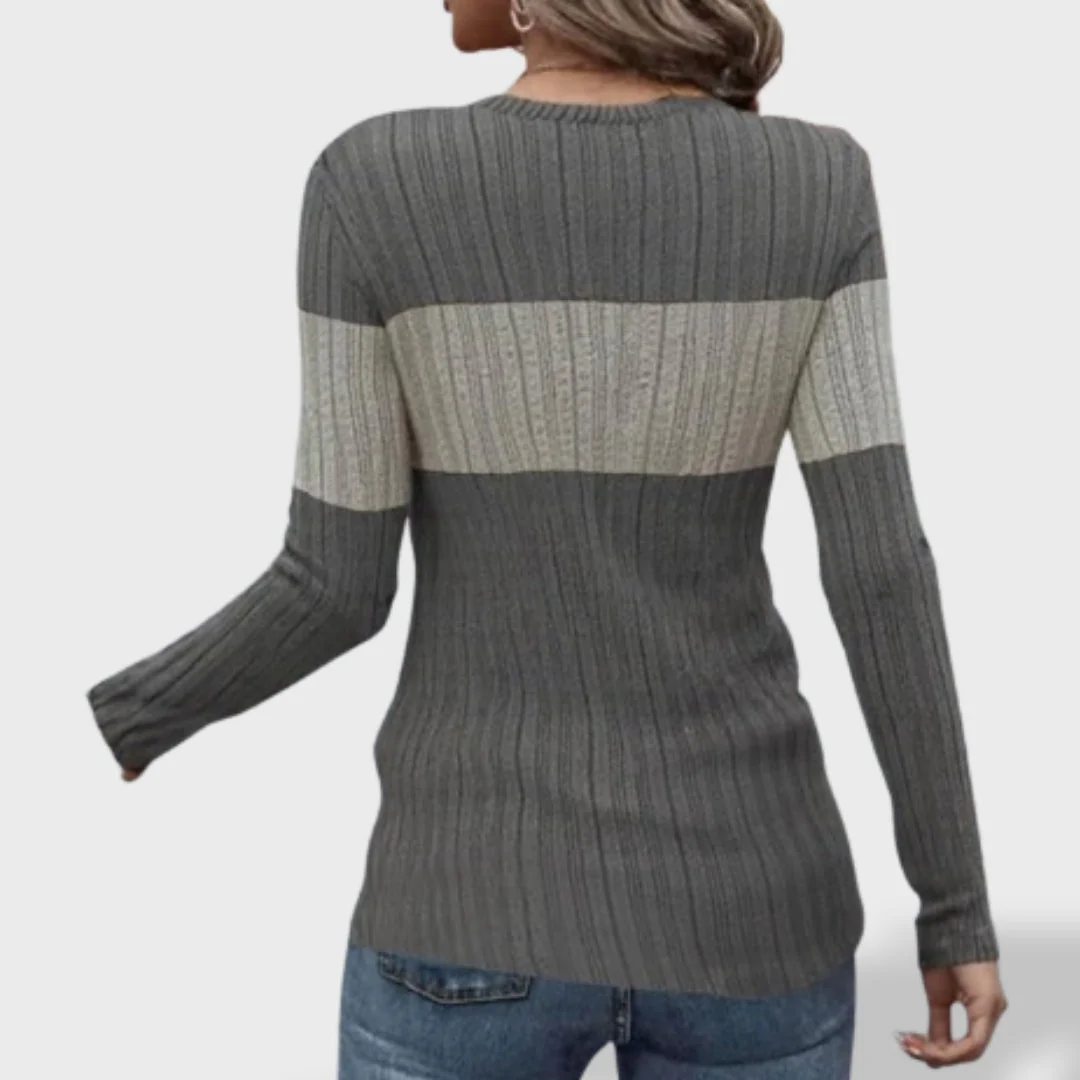 Jade Lässiger Strickpullover für Damen - Image 3
