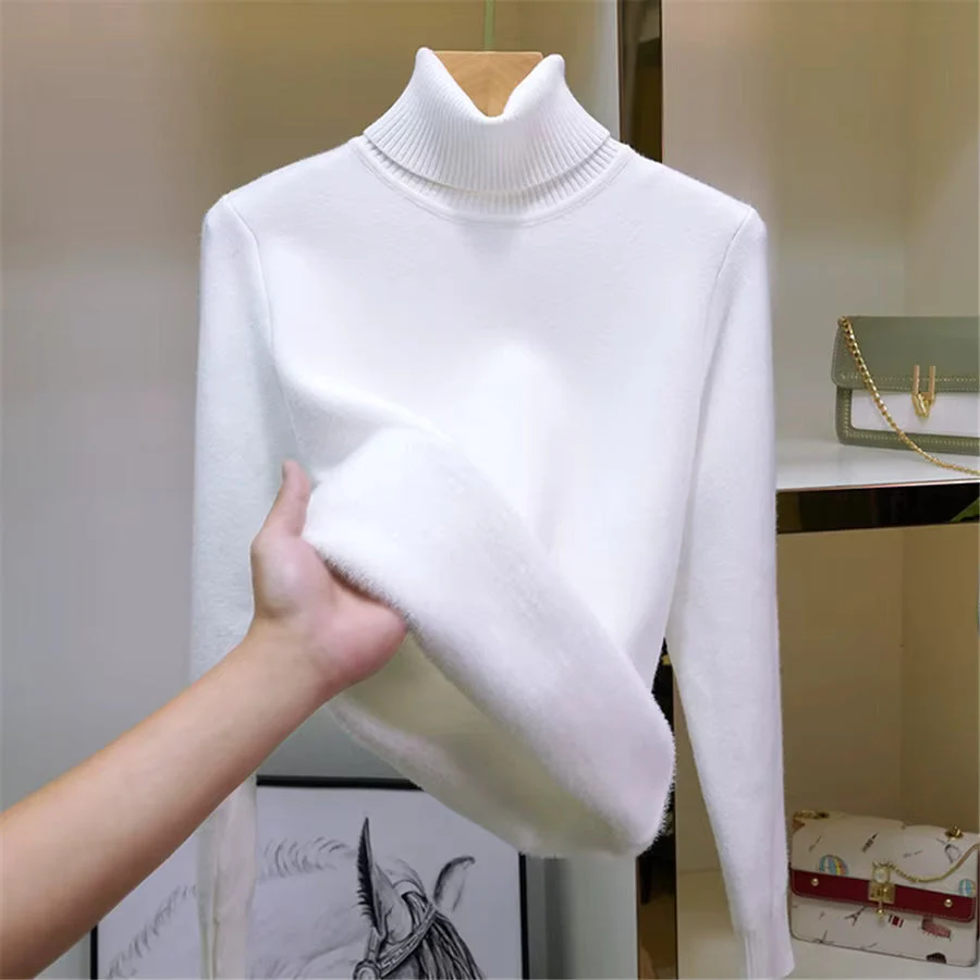 Karen Damen Fleece-Rollkragenpullover - Image 7