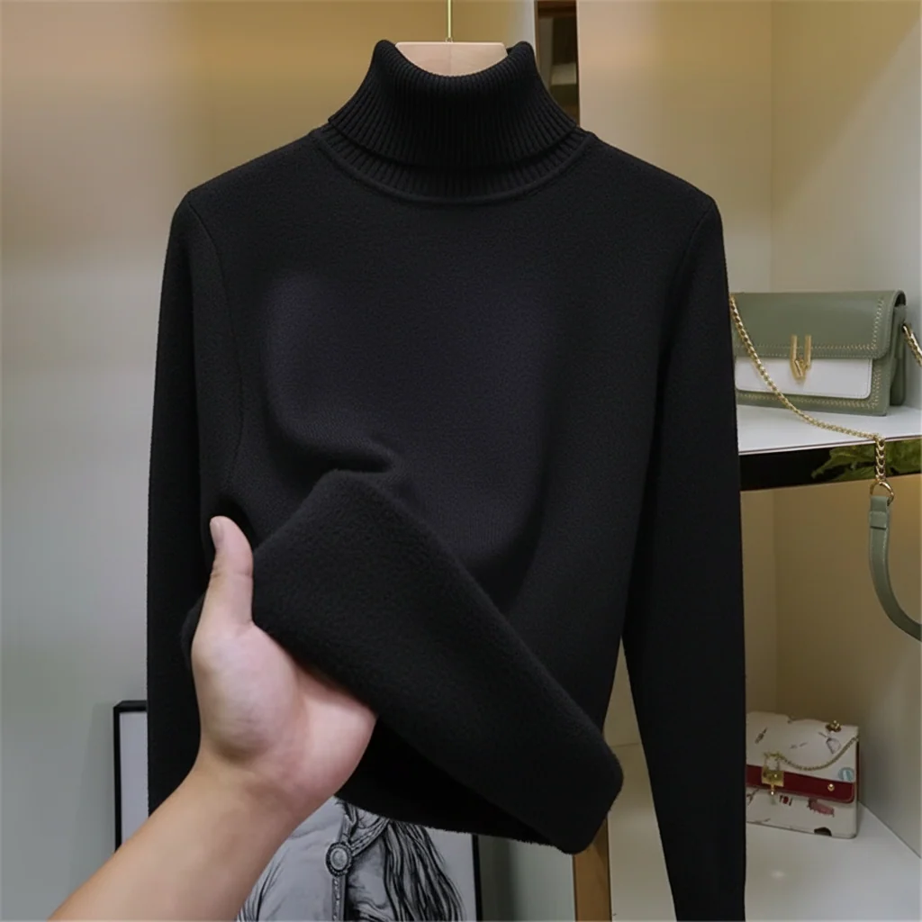 Karen Damen Fleece-Rollkragenpullover - Image 8