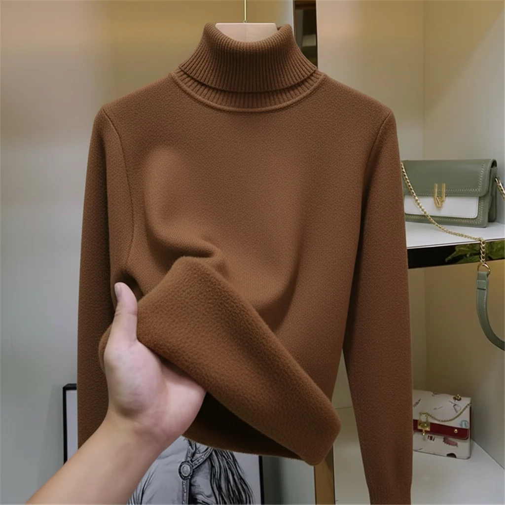Karen Damen Fleece-Rollkragenpullover - Image 9