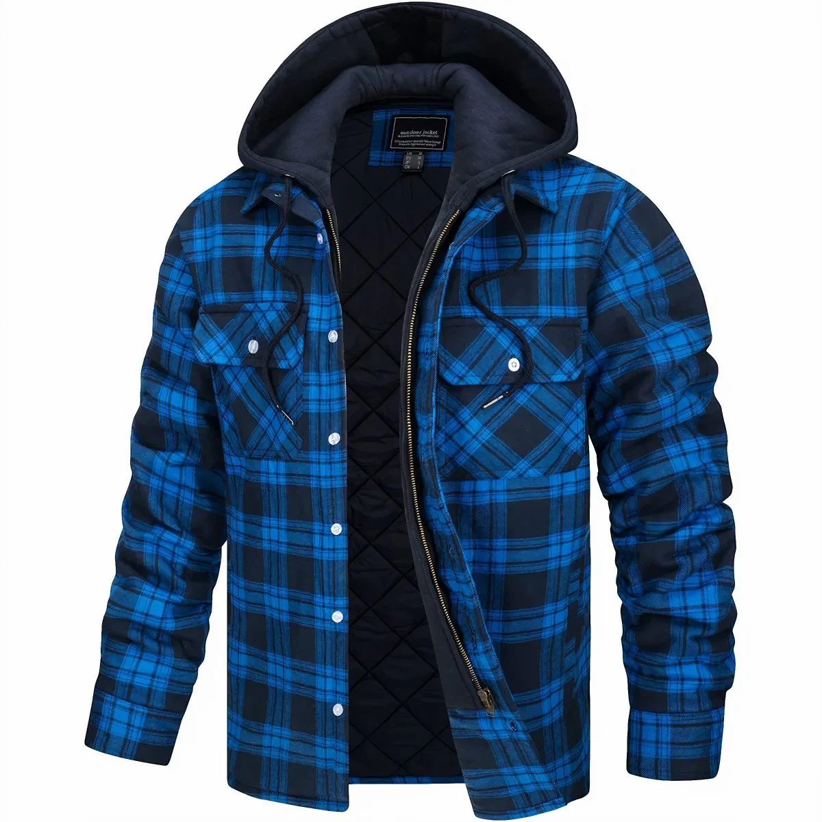 Logan Herren-Flanelljacke mit Kapuze - Image 2