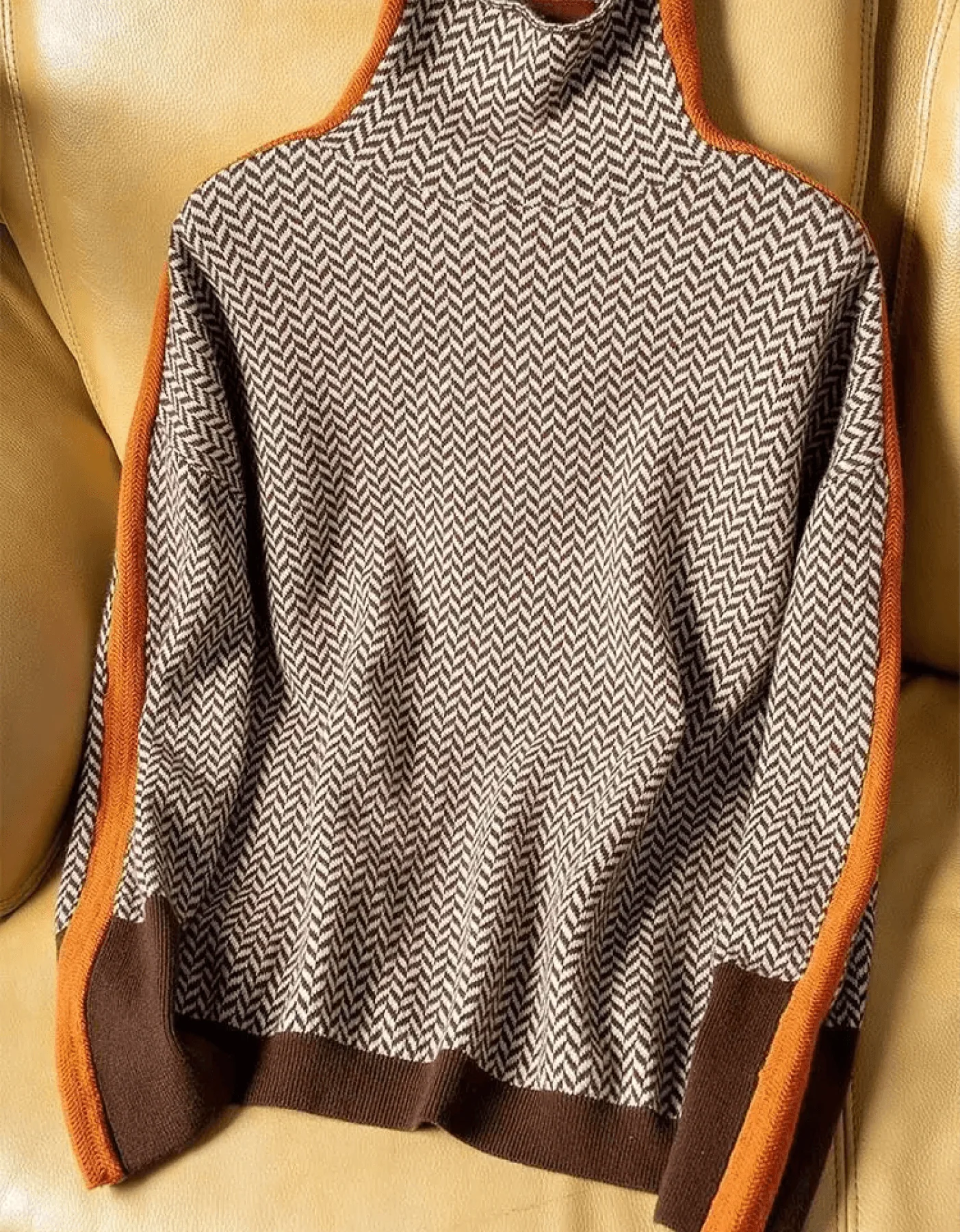 Lorena Damen gestreifter Longpullover - Image 5