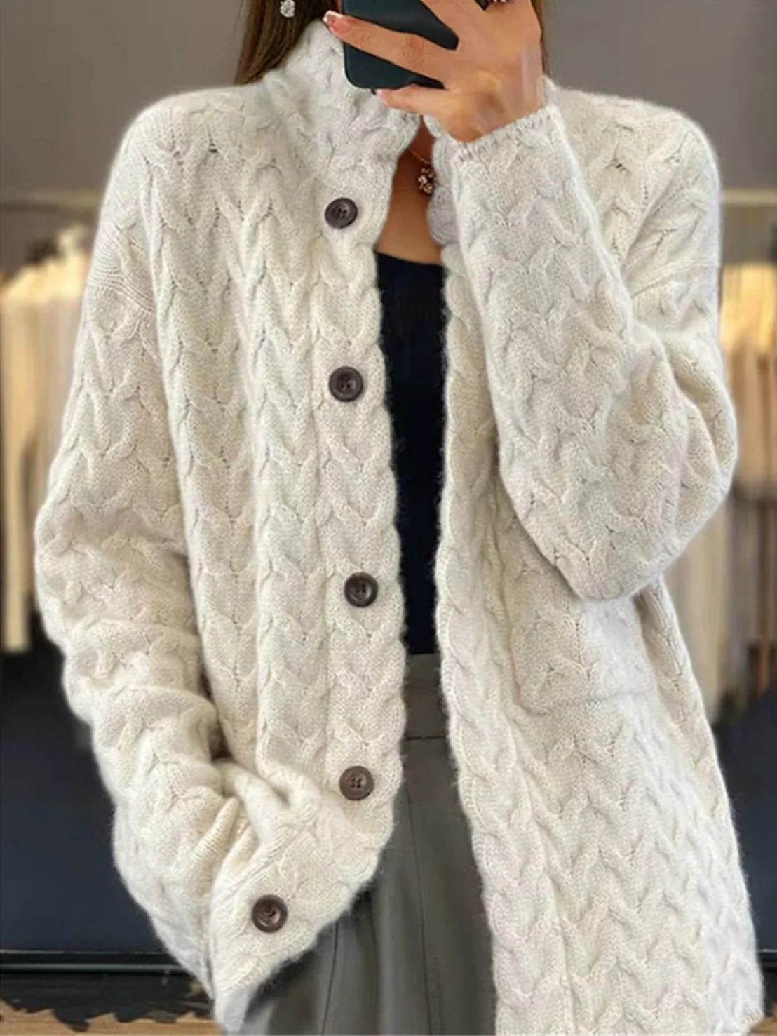 Lydia Schicke Strickjacke für Damen - Image 4