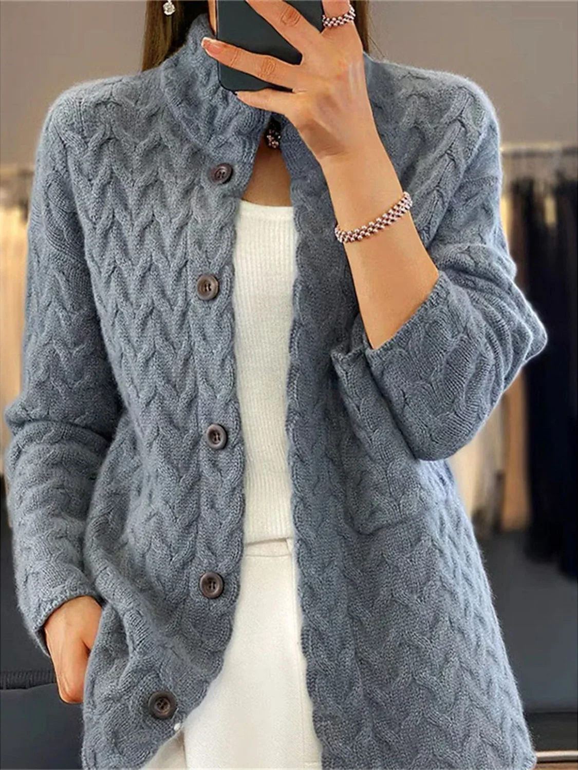 Lydia Schicke Strickjacke für Damen - Image 5