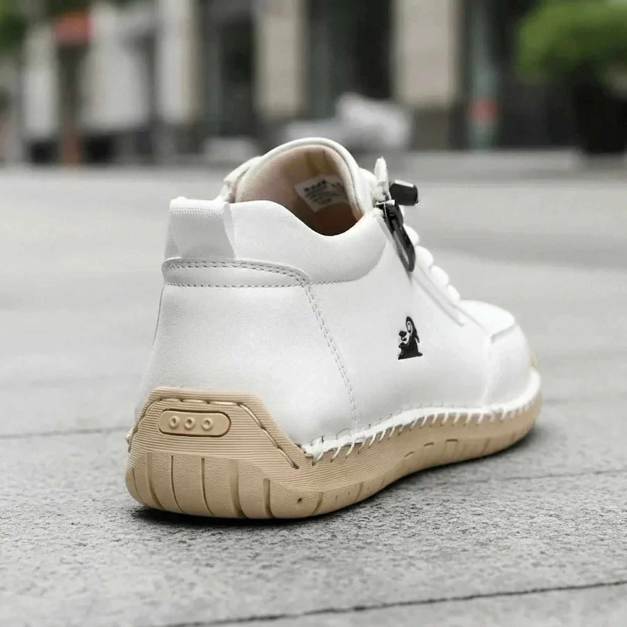 Bequeme Leder-Stiefeletten mit Reißverschluss – Mavie - Image 2