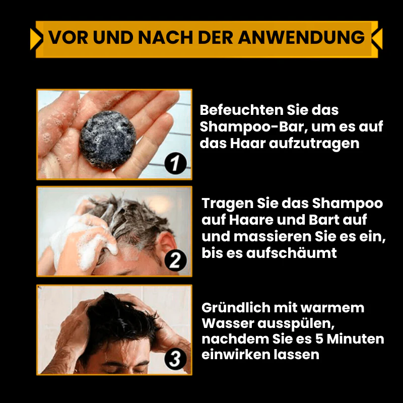 Organische Bambuskohle Shampoo-Bar – Ruby - Image 3