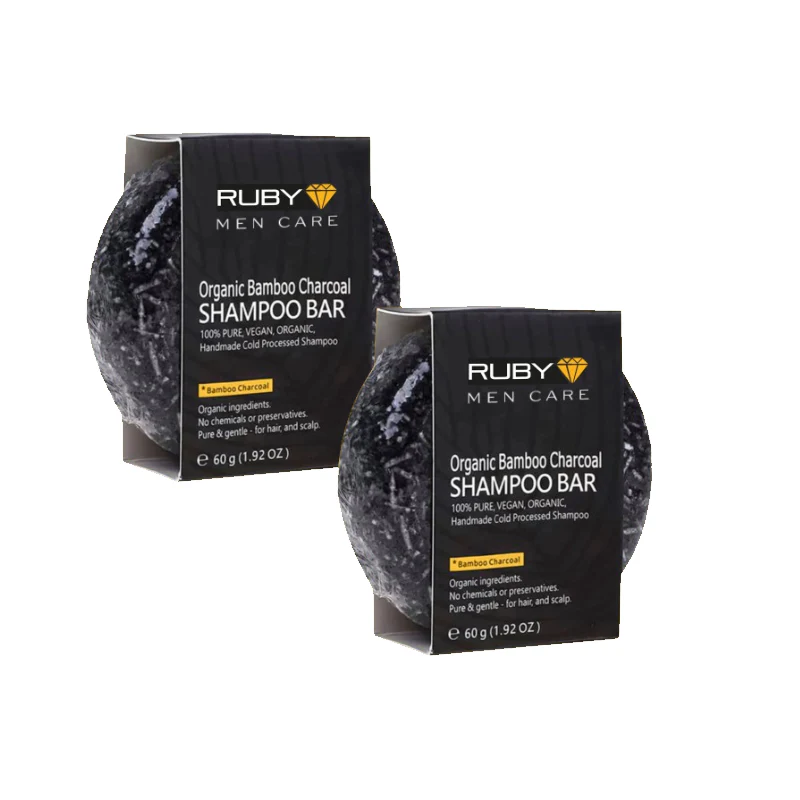 Organische Bambuskohle Shampoo-Bar – Ruby - Image 4
