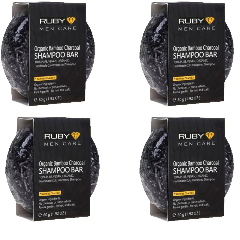 Organische Bambuskohle Shampoo-Bar – Ruby - Image 5