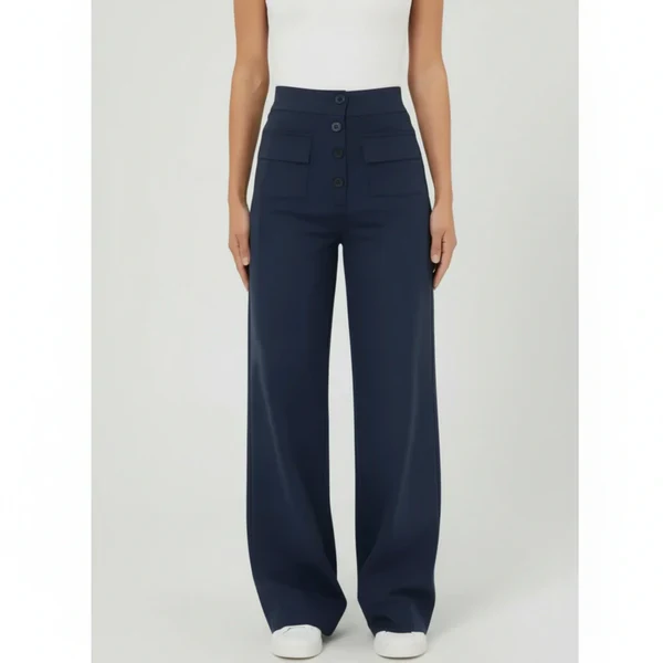 Sophie Stretchhose mit hoher Taille und Seitentaschen - Image 11