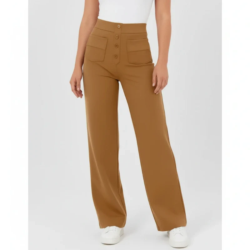 Sophie Stretchhose mit hoher Taille und Seitentaschen - Image 12