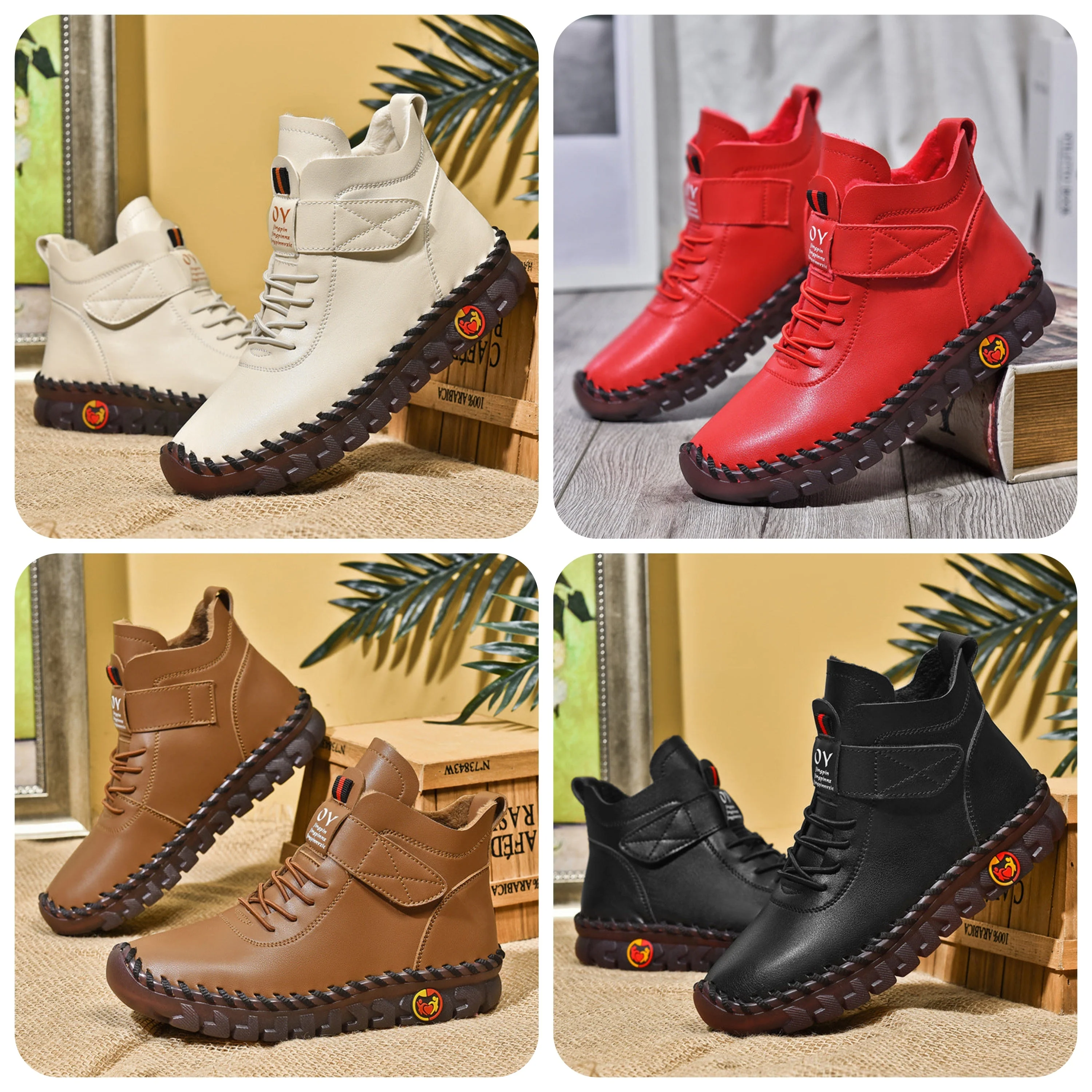 Ultrabequeme und warme Lederstiefel – Aurore - Image 12