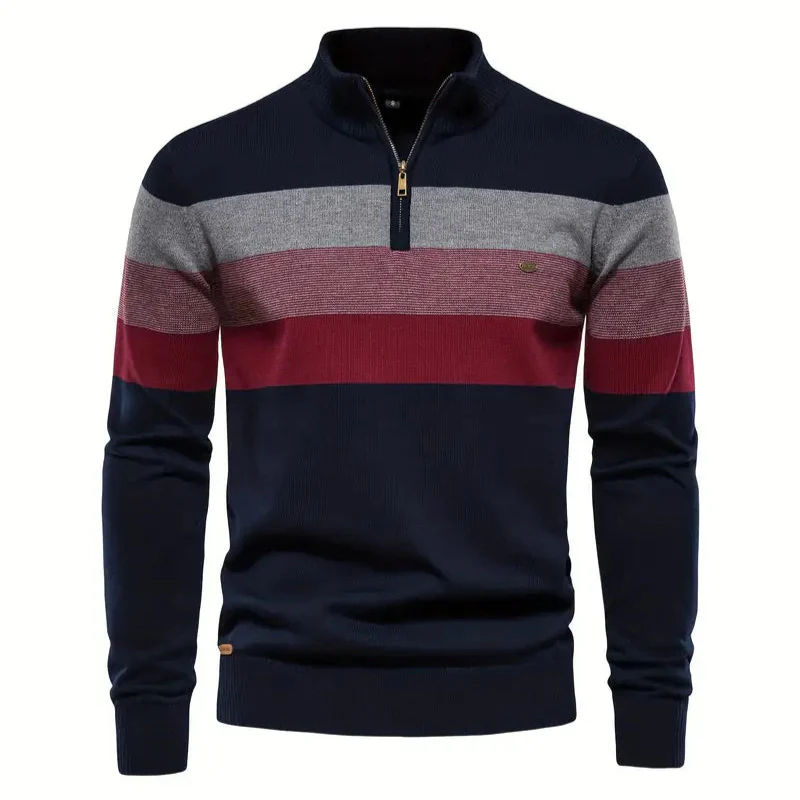 Valentin Refined Pullover mit Reißverschluss - Image 13