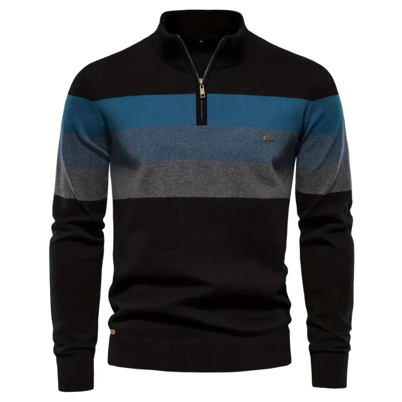 Valentin Refined Pullover mit Reißverschluss - Image 15