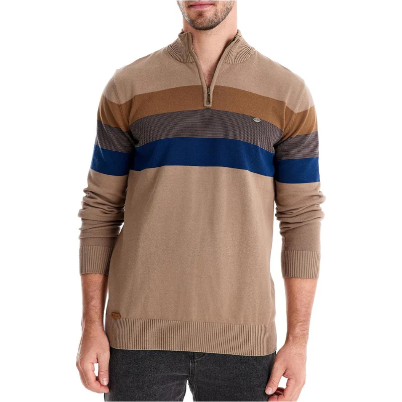 Valentin Refined Pullover mit Reißverschluss - Image 9